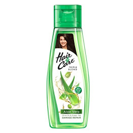 Hair Care Triple Blend Damage Repair Non-Sticky Hair Oil with Aloe Vera, Olive Oil & Green Tea, 300 ml + 100 m 